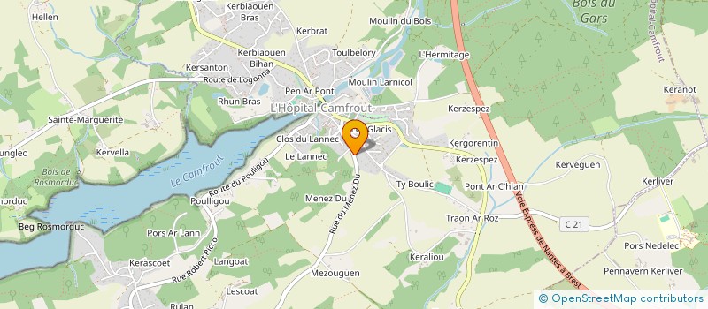 localisation de l'entreprise MAGAPEAY  HOPITAL-CAMFROUT