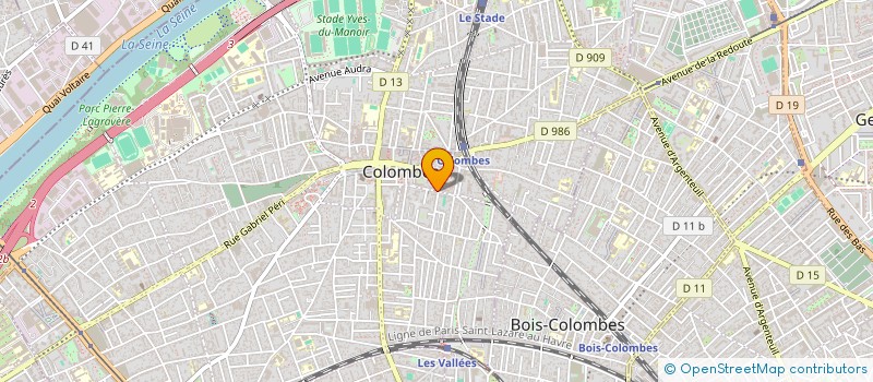 localisation de l'entreprise MAGAPHINE  COLOMBES