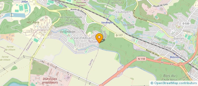 localisation de l'entreprise MAGARANTIE-CYBER  SACLAY