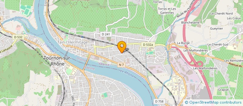 localisation de l'entreprise MAGARDIO  TAIN-L'HERMITAGE