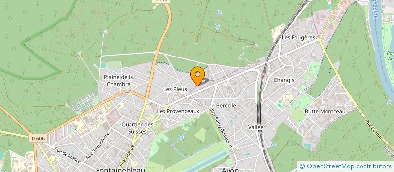 localisation de l'entreprise MAGARELLI-LE RALLEC  FONTAINEBLEAU