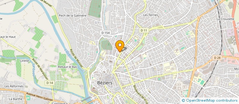 localisation de l'entreprise MAGAREVA à BEZIERS