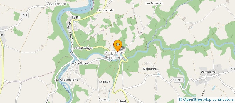 localisation de l'entreprise MAGARGI8 à GARGILESSE-DAMPIERRE