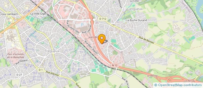 localisation de l'entreprise MAGARMOR à TREGUEUX