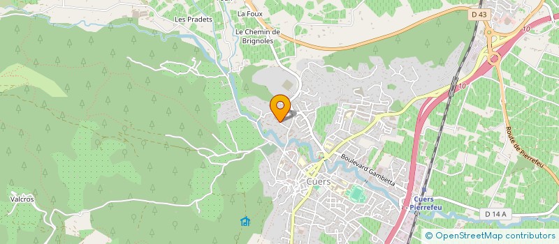 localisation de l'entreprise MAGASEB  CUERS