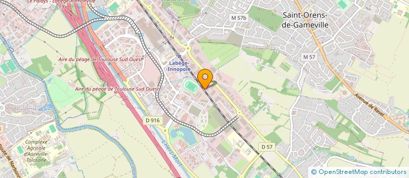 localisation de l'entreprise MAGASIN D'ACHATS DES SERVICES TECHNIQUES  LABEGE