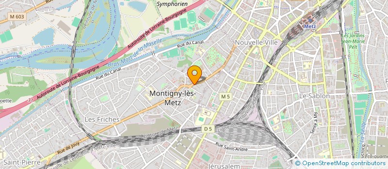 localisation de l'entreprise MAGASIN D USINE C1  MONTIGNY-LES-METZ