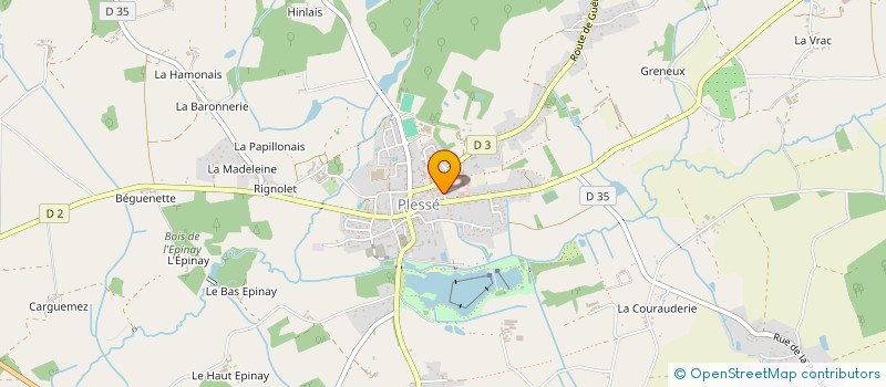 localisation de l'entreprise MAGASIN GENERAL  PLESSE