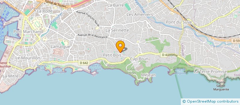 localisation de l'entreprise MAGASIN LE CYGNE  TOULON