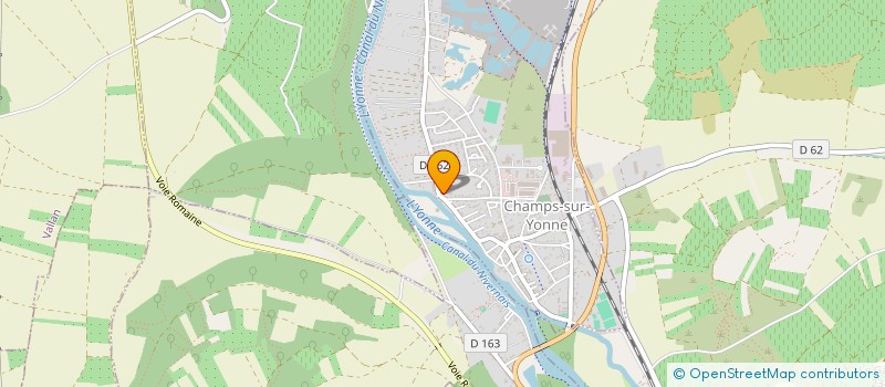 localisation de l'entreprise MAGASIN SERVICE à CHAMPS-SUR-YONNE