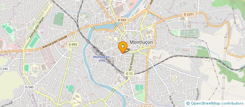localisation de l'entreprise MAGASINS GENERAUX DE MONTLUCON à MONTLUCON
