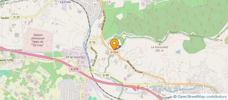 localisation de l'entreprise MAGASPE  LA CRAU