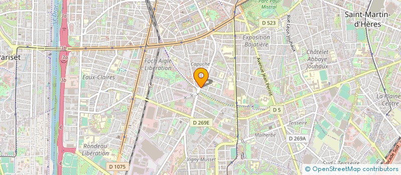 localisation de l'entreprise MAGASSUR à GRENOBLE