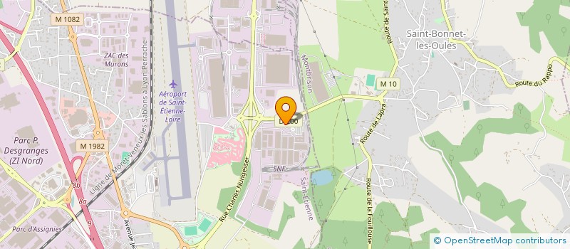 localisation de l'entreprise MAGATCCTA  ANDREZIEUX-BOUTHEON