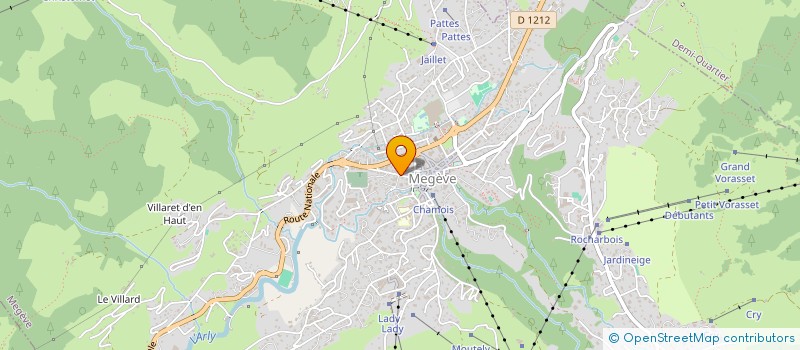 localisation de l'entreprise MAGATE SARL  MEGEVE