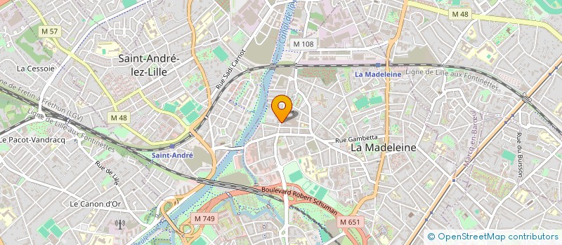 localisation de l'entreprise MAGATHE à LA MADELEINE