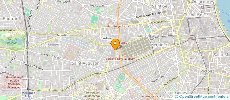 localisation de l'entreprise MAGAUD INDIVISION à BORDEAUX