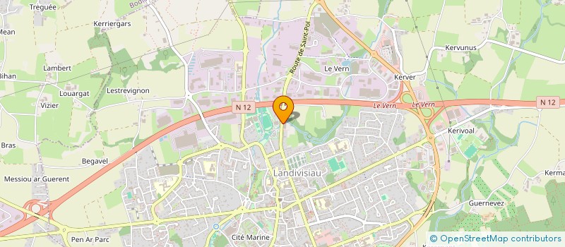 localisation de l'entreprise MAGAURE  LANDIVISIAU