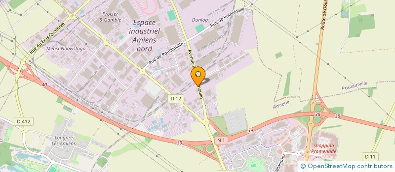 localisation de l'entreprise MAGAUT à AMIENS