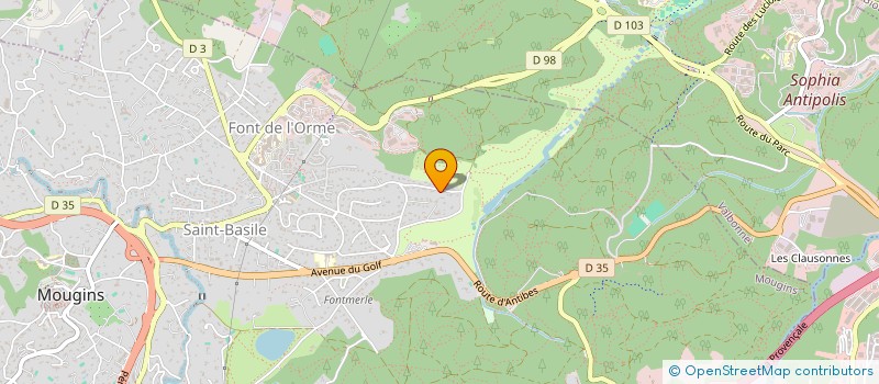 localisation de l'entreprise MAGAZ à MOUGINS