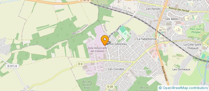 localisation de l'entreprise MAGAZEL à VERNOUILLET