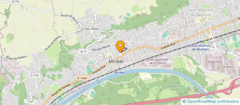 localisation de l'entreprise MAGB DIAGNOSTICS à MIRIBEL