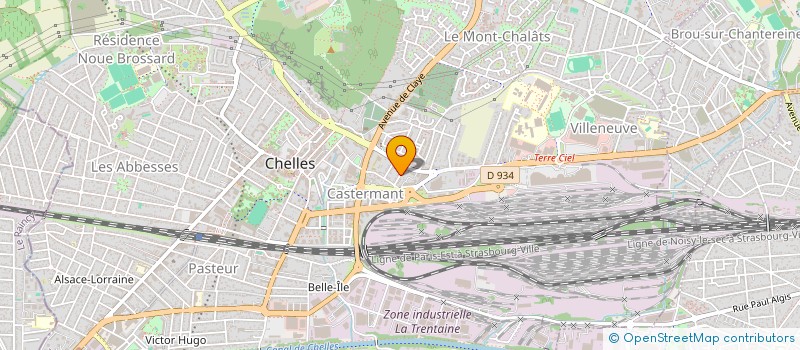 localisation de l'entreprise MAGBAT  CHELLES