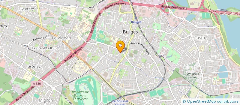 localisation de l'entreprise MAGCOMPTA à BRUGES