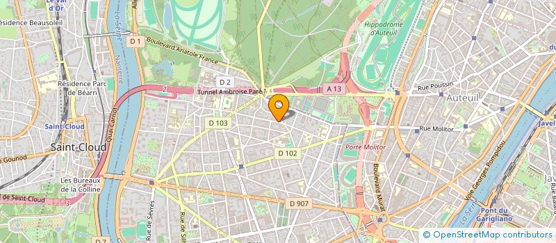 localisation de l'entreprise MAGD SEBASTOPOL à BOULOGNE-BILLANCOURT
