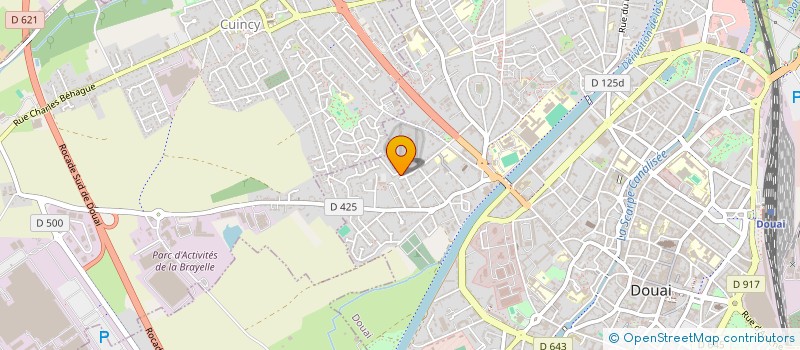 localisation de l'entreprise MAGDALA à DOUAI