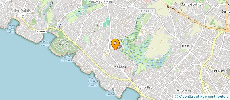 localisation de l'entreprise MAGDALENE  VAUX-SUR-MER