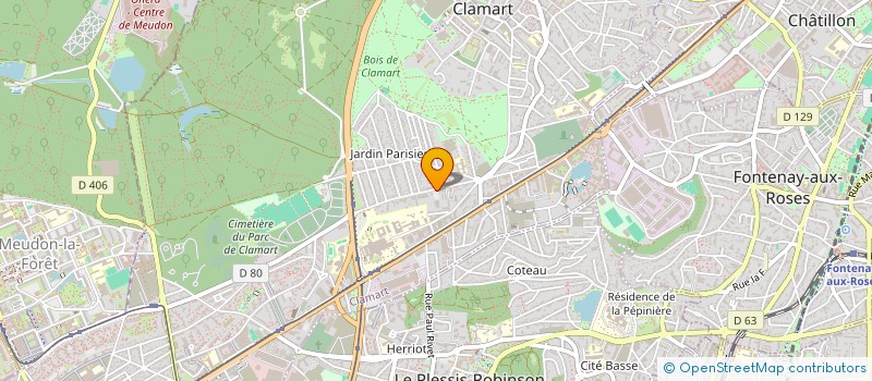 localisation de l'entreprise MAGDALISE à CLAMART