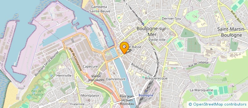 localisation de l'entreprise MAGDAN à BOULOGNE-SUR-MER