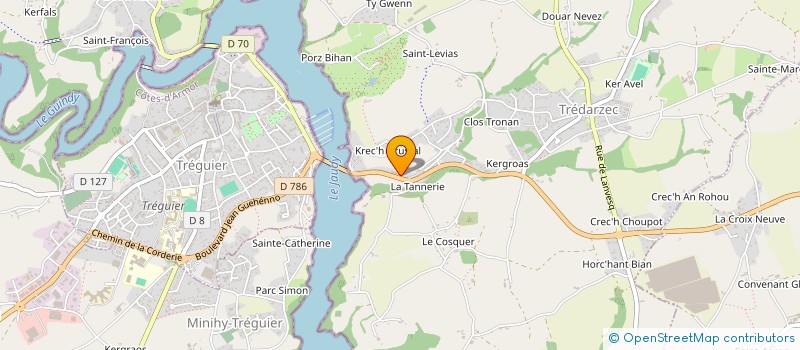 localisation de l'entreprise MAGDAV à PLOUGUIEL