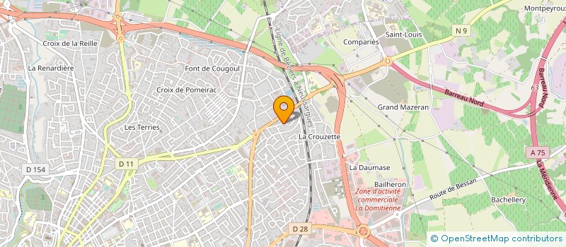 localisation de l'entreprise MAGDBC à BEZIERS