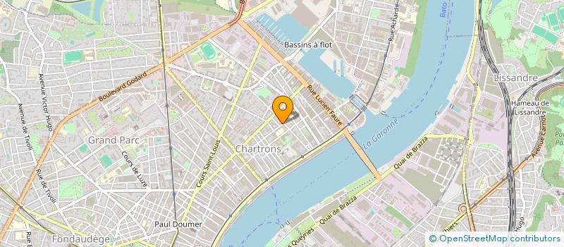 localisation de l'entreprise MAGDELEINAT à BORDEAUX