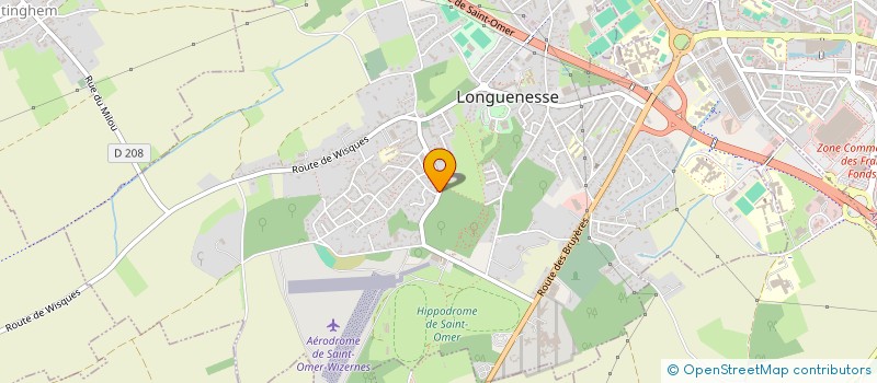 localisation de l'entreprise MAGDELEINE  LONGUENESSE