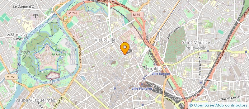 localisation de l'entreprise MAGDELEINE  LILLE