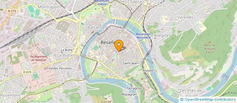 localisation de l'entreprise MAGDEUX à BESANCON