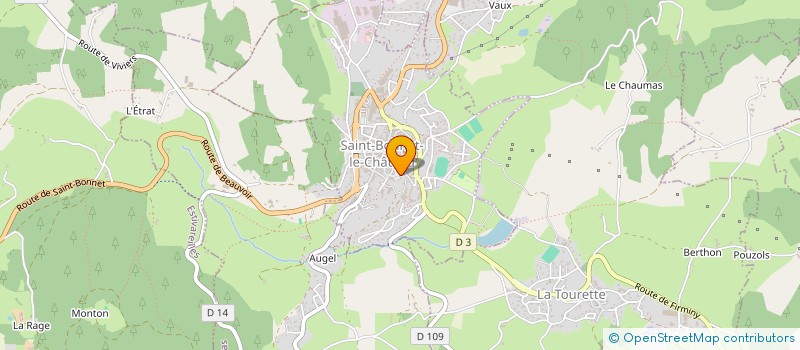 localisation de l'entreprise MAGDIS  SAINT-BONNET-LE-CHATEAU