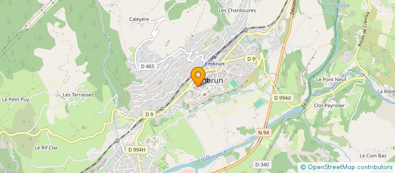 localisation de l'entreprise MAGDUBOI à EMBRUN