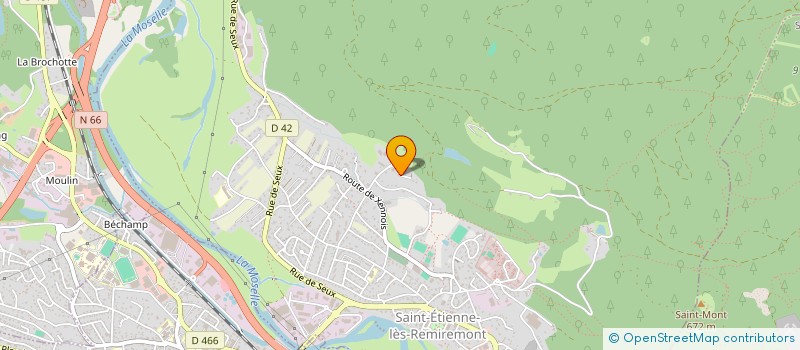 localisation de l'entreprise MAGE à SAINT-ETIENNE-LES-REMIREMONT