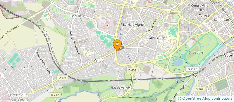 localisation de l'entreprise MAGE à CAEN