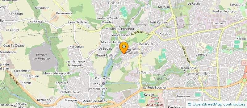 localisation de l'entreprise MAGE  BREST