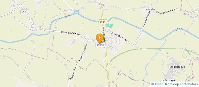 localisation de l'entreprise MAGE  BLAN