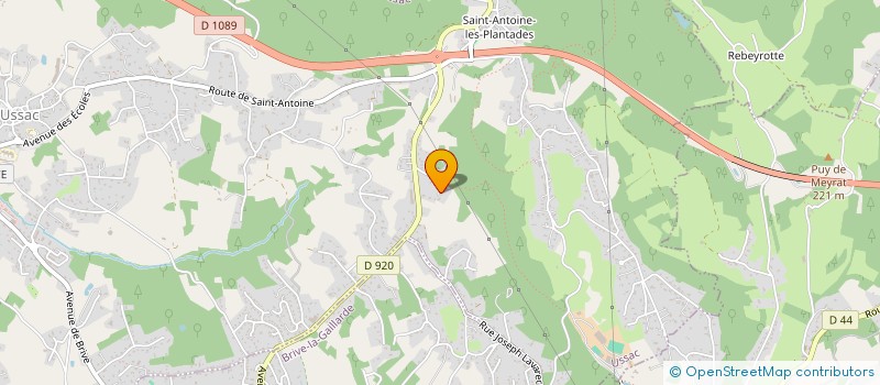 localisation de l'entreprise MAGE 96  USSAC