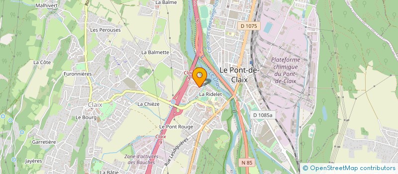 localisation de l'entreprise MAGE APPLICATION à CLAIX