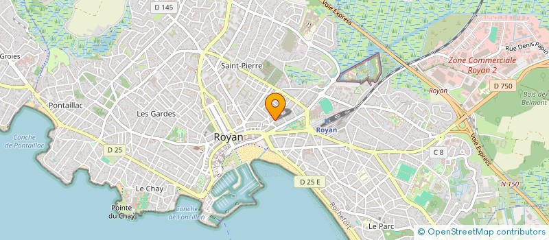 localisation de l'entreprise MAGE DISTRIBUTION  ROYAN