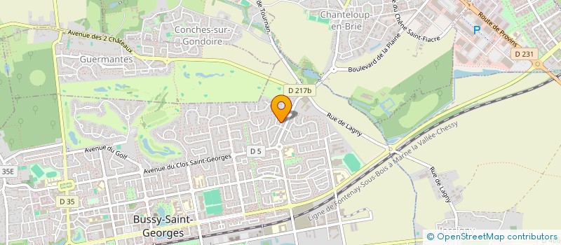 localisation de l'entreprise MAGE EDITIONS SASU  BUSSY-SAINT-GEORGES