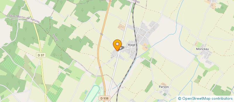 localisation de l'entreprise MAGE FLEURS  LOUZY